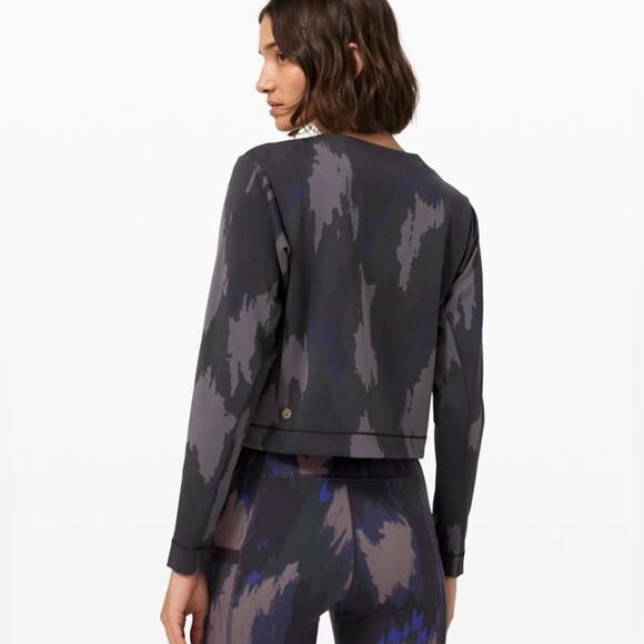 Lululemon x Robert Geller Take The Moment Long Sleeve Sweatshirt Camo Size L /XL - Picture 2 of 12